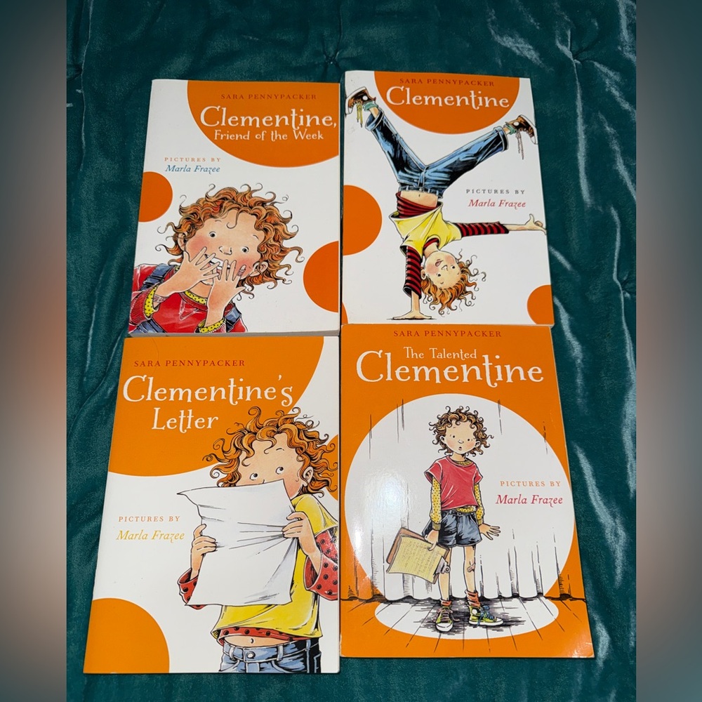 Lot of 4 children’s chapter book (Clementine by Sarah Pennypacker)